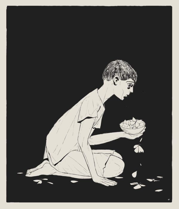 禱告-riso複製畫